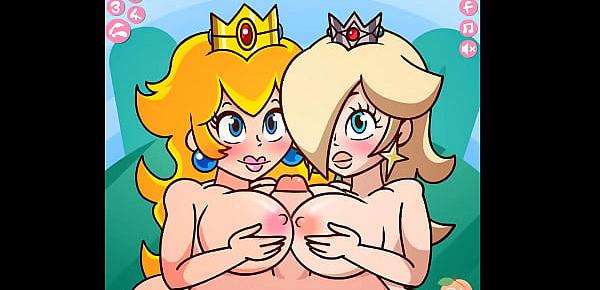  Princess Peach and Princess Rosalina Titfuck by PeachyPop34
